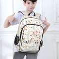 thumbnail image 6 of FORMRS Unisex School Backpack 17" Student Travel Bag with Laptop Compartment, Small Floral Pattern, 6 of 7