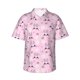 thumbnail image 1 of Fotbe Rabbit Face Camisa Hawaiana para Hombre Unisex – Camisa Casual de Verano con Botones de Manga Corta de Algodón y Lino,XX-Large, 1 of 7