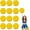 Mixed Gold, variant on 12 Pcs Cheerleading poms,pom poms Cheerleading with Finger Holes Metallic Foil Cheer Pom Pomsfor Dance, Matches, Team Spirit Sports (Mixed Blue)