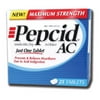 Pepcid Ac Tablets Maximum Strength For Relief Of Heartburn - 25 Ea, 6 Pack