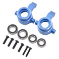 thumbnail image 2 of Kit de cojinete de copa de dirección RC, repuesto de copa de dirección de aleación de aluminio para TRAXXAS SLEDG 1/8 4WD, coche de control remoto azul, 2 of 14