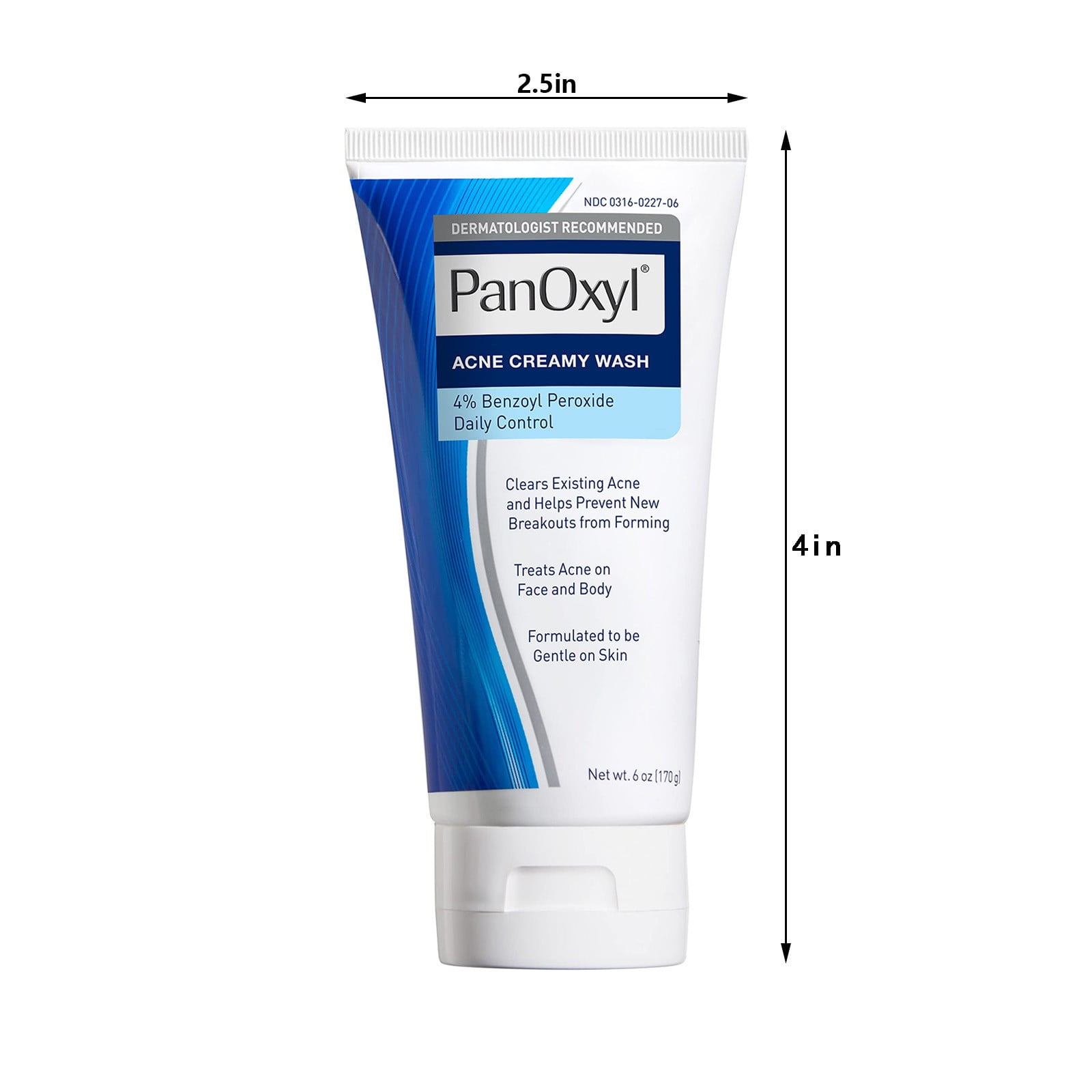 vebyrgF Antimicrobial Hydrating Acne Wash, 4% Benzoyl Peroxide