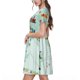 thumbnail image 2 of Balery World Travel Map Vestidos sueltos de manga corta para mujer, vestidos de verano 2025, vestidos casuales de corte A con vuelo., 2 of 6