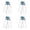 Blue 4 Packs, variant on Universal Kitchen Stainless Steel Plate Lifter Folding Hot Dish Plate Clip Plate Tongs Bowl Clips Pan Dish For Kitchen Home Restaurant Cooking