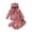Pink, variant on AherBiu Baby Clothes for Girls Winter Hoodie Sweatshirts with Sweatpants Warm Comfy Toddler Outfits