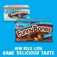 thumbnail image 2 of Drakes Funny Bones Snack Cakes, 10 cakes per box, 13.73oz of Funny Bones Peanut Butter Filled Devil's Cakes (6-Boxes), 2 of 7