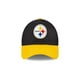 thumbnail image 1 of Gorra NFL Pittsburgh Steelers Unitalla Visera Curva Negro con Amarillo, 1 of 4
