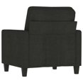thumbnail image 3 of vidaXL Sofa Chair Black 60 cm Fabric, 3 of 5
