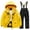 1#Dark Gray, variant on Boys Ski Suit Warm Jacket and Pants Winter Windbroof Snow Suit, Sizes 4-6