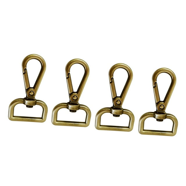 GUOOL 4 Pcs Pinces à Homard Pivotantes Crochets Carrés Accessoires 20mm Bronze