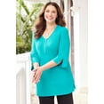 thumbnail image 4 of Catherines Women's Plus Size Suprema Studio Half-Zip Tunic, 4 of 4