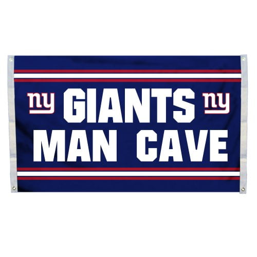 Fremont Die Drapeau NFL New York Giants 3 x 5 avec Œillets, 3 x 5 Pieds, Man Cave