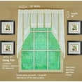 thumbnail image 2 of Today's Curtain, Ribbon Eyelet Swag 38", Ecru, 60" W x 38" L, 2 of 12