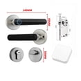 thumbnail image 2 of Door Lock, Tuya Biometric Fingerprint Smart Door Lock Password Electronic Digital Lock Keyless Entry Door Knobs lock for Bedroom Home ,Easy to Install, 2 of 7