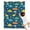 DarkBlue Cartoon Dinosaurs, variant on DarkBlue Cartoon Dinosaurs Leaves Clouds Pattern Blanket,Comfortable Soft Flannel Throw Blanket,All Season,Warm Lightweight Blankets for Sofa Bed Couch Living Room Chair,30"x40"
