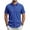 Blue tops for men #1, variant on Men Short Sleeve Crewneck Athletic T‑Shirt Quick Dry Breathable Jersey Material Solid Color Base Layer Regular Cut For Running Training And Everyday Casual Outfits Khaki,S