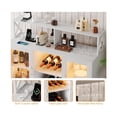 thumbnail image 6 of Home Wine Bar Cabinet with LED Light, Industry Coffee Bar Cabinet with Wine Rack, Glass Holder, and Power Outlets, Kitchen Sideboard Buffet Cabinet for Living Room Dining Room, 6 of 7