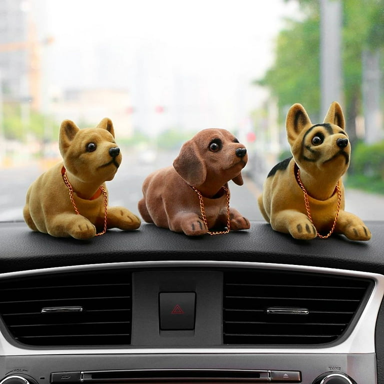 Dog Ornament Furnishings Car Ornament Husky Shepherd Dashboard Decoration  Beagle Nodding Puppy Doll Shake Head Dog Car Dog Ornament Simulation Car Dog  SHEPHERD DOG 