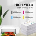 thumbnail image 4 of Compatible HP 63XL Ink Cartridge Combo Black/Tri-color By Superink, 4 of 6