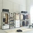 thumbnail image 6 of Fiona 32" Wood and Metal Walk-in Closet with One Shelf 00043, 6 of 8
