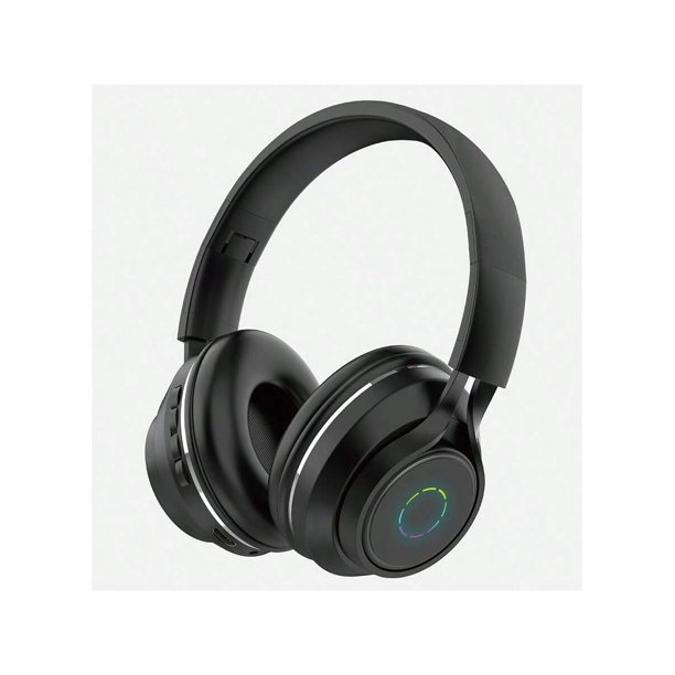 1 pcs black gradient high-end t headband personalised seven colours luminous wireless sports headphones