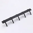 thumbnail image 4 of Bathroom Robe and Towel Hook Rack with 5 Hooks Black Matte, 4 of 5
