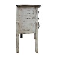 thumbnail image 4 of 3 Drawer Night Stand With 3 Drawers And Distressed Off White | Transitional Farmhouse Bedside Table | Handmade Chest For Bedroom, 4 of 10