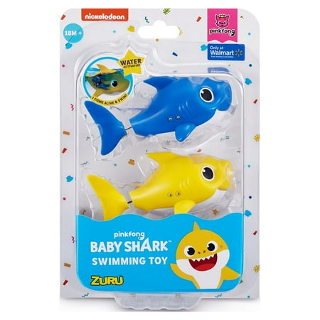 Robo Alive Junior Mini Baby Shark Series 1 (Yellow + Blue 2 Pk)