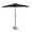 Slate Gray, variant on Lanai 9-ft Half Umbrella - Navy Blue - Polyester Canopy