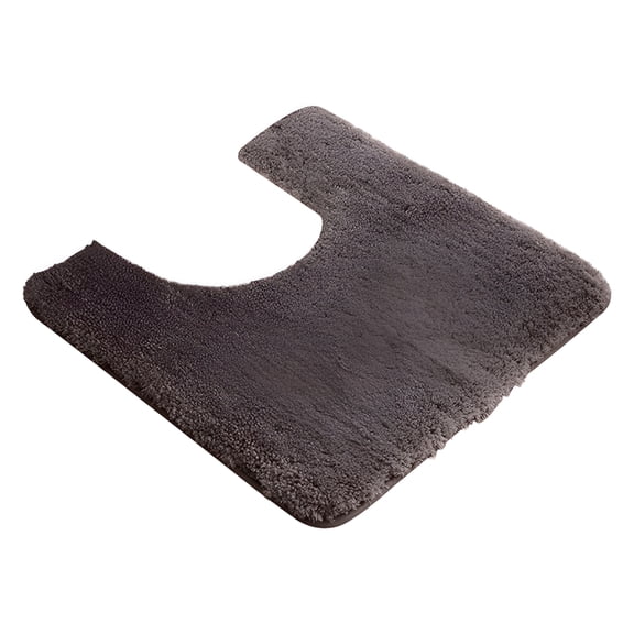 RLESO 2026 New Luxury Toilet Rugs U Shaped Washable Bath Rugs for Bathroom Non Slip Extra Soft and Absorbent Microfiber Bath Mat Plush Comfortable Contour Bath Rugs for Toilet Base