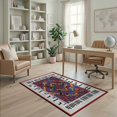 thumbnail image 2 of ODIKA Music Note Cd Guitar Motifs Piano Keyboard Border Disc Shape for Home Office, Gaming Room, Under Desk, Non-Slip Chair-Friendly, 2 of 7