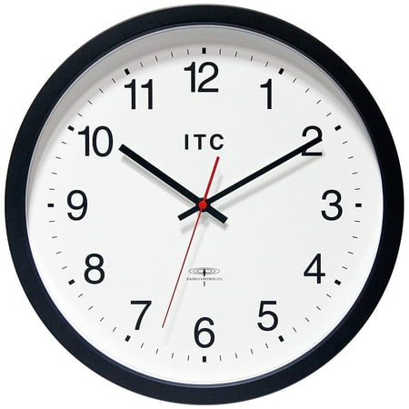 UPC 731742115775 product image for Infinity Instruments 90/RC14-1 Radio Controlled 14 Inch Atomic Clock  Black | upcitemdb.com