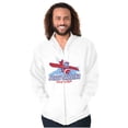 thumbnail image 5 of North Carolina NC Smurfs First Flight Zip Up Hoodie Men's Women's Brisco Brands M, 5 of 6