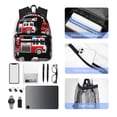 thumbnail image 4 of Fotbe Fire and Rescue Truck Mochila Ligera Casual para Laptop para Hombres y Mujeres, Mochila Impermeable de Uso Diario, Mochila para Universidad, 4 of 6