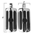 thumbnail image 5 of Krator Chrome Foot Pegs Footrest, 1 Pair, Compatible with Harley Davidson FXDB Dyna Daytona 1991-2017, 5 of 6