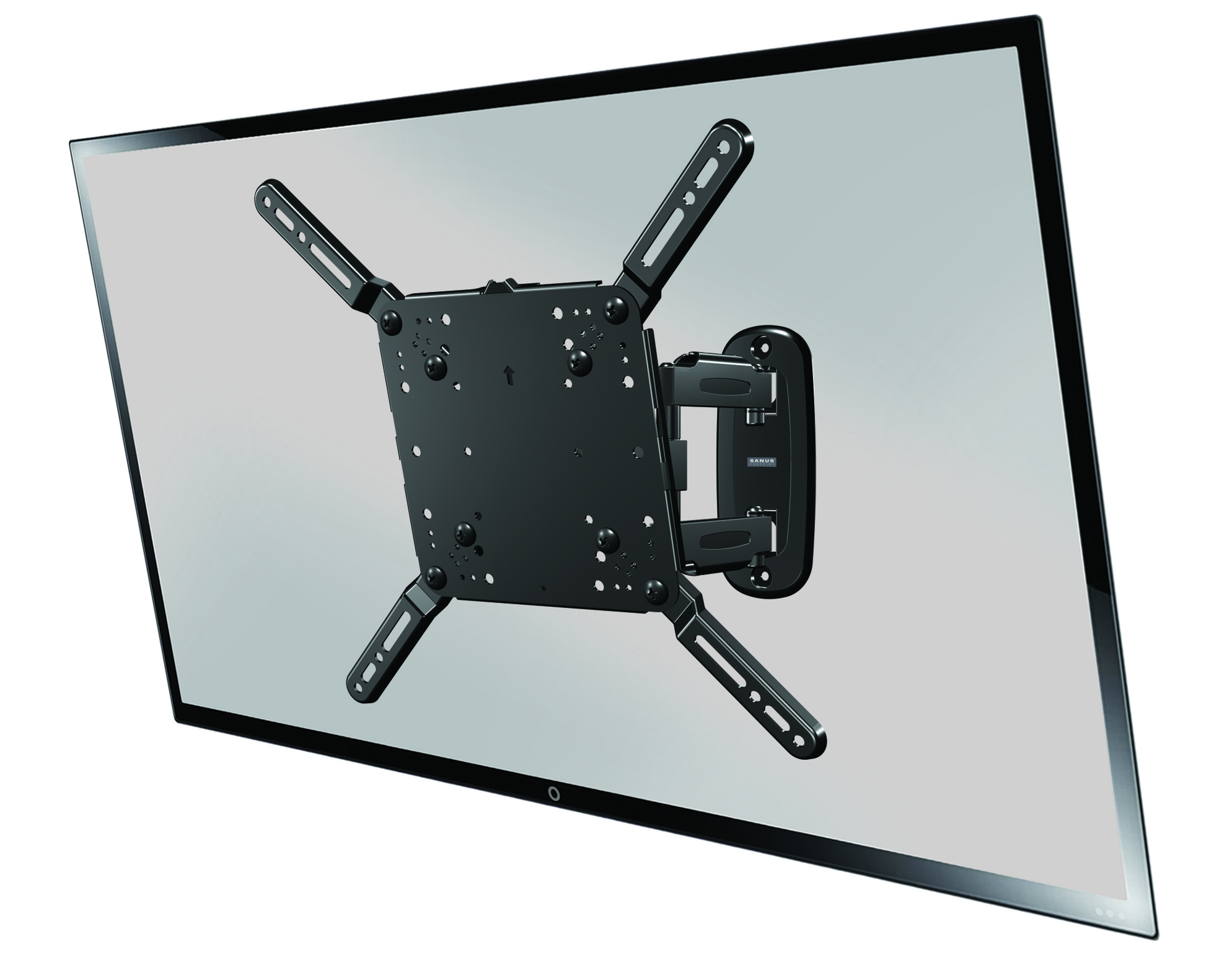 SANUS Full-Motion TV Mount for 32"-55" w/ cable tunnels & 10' HDMI - image 4 of 7