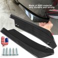 thumbnail image 1 of Car Rear Bumper Hemming Lip Rubber Fin Splitter Spoiler Canard Valence Set Bright Auto Universal Bolzen, 1 of 6