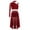 Burgundy, variant on Girls Lyrical Ballet Dance Outfits Cute for Recitals Holiday Performances & Photo Shoots Burgundy 8