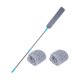 thumbnail image 2 of Cepillo para el polvo debajo de los electrodomésticos Herramienta de limpieza con trapeador largo Cepillo flexible lavable y retráctil para 3 paños Soledad Limpiador de polvo, 2 of 10