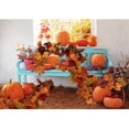 thumbnail image 5 of RECUTMS 2 Pcs Artificial Autumn Maple Leaves Garland 5.7Ft/Pcs Fall Garland Hanging Vine Plants for Front Door Fall Decor Thanksgiving Decorations, 5 of 7
