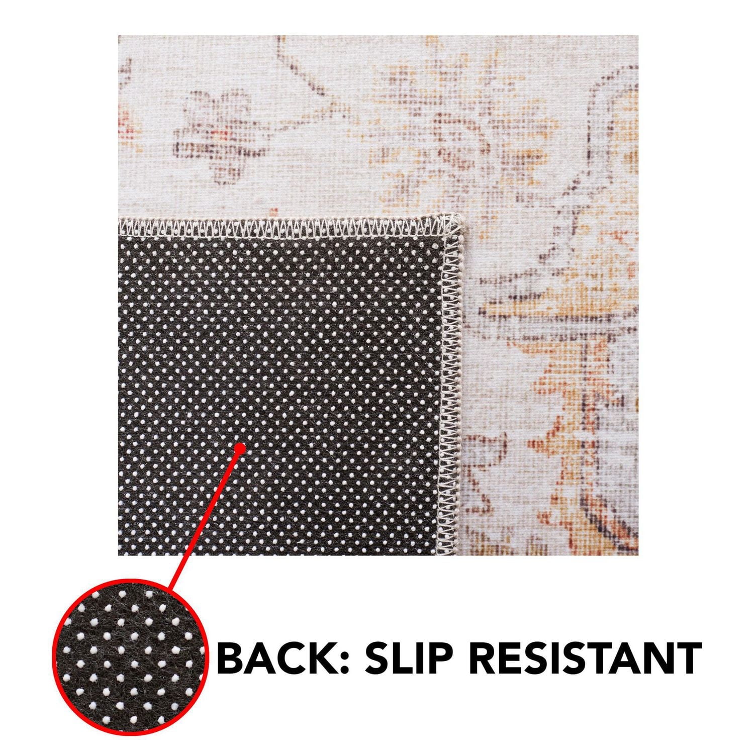 SAFAVIEH Tucson Nazca Traditional Machine Washable Area Rug