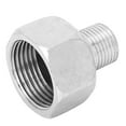 thumbnail image 4 of ZPSHYD Threaded Pipe, Threaded Pipe Fittings Stainless Steel Hex Head Reducer Pipe Connector Fitting Male Thread G1/2in Female Thread G1in, 4 of 8