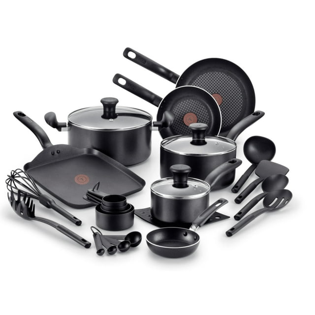 Batería T-fal Initiative 20 Piezas Negra