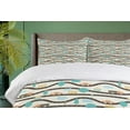 thumbnail image 4 of Ambesonne Cartoon Duvet Cover Sets, Roads Cars and Trees, 2-King, Ivory and Multicolor, 4 of 7