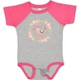 thumbnail image 3 of Inktastic Llama Rose Flower Wreath Girls Baby Bodysuit, 3 of 5