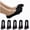 Black, variant on Cdudpw Women's Toe Socks Summer Cotton Mesh Breathable Running Five Finger Low Cut Ankle Socks,5 Pairs (Pink,One Size)