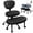 Black, variant on Primy Ergonomic Cross Legged Office Chair, ADHD Meditation Yoga Chair with Back Support, Adjustable Height Kneeling Chair for Adults with Wide Seat