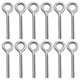 thumbnail image 1 of Juego de 12 pernos de anilla M6 x 70 mm de acero inoxidable 304 - Varillas roscadas de anilla como piezas de fijación ideales para colgar artículos en jardines o industrias, 1 of 5