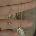 thumbnail image 3 of 14k Gold Filled Threader Earrings - Shanali Jewelry, 3 of 8