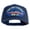 Navy, variant on USS Oklahoma BB 37 Blue Patched Solid Cotton Twill 5 panel Mesh Back Cap - Black OSFM